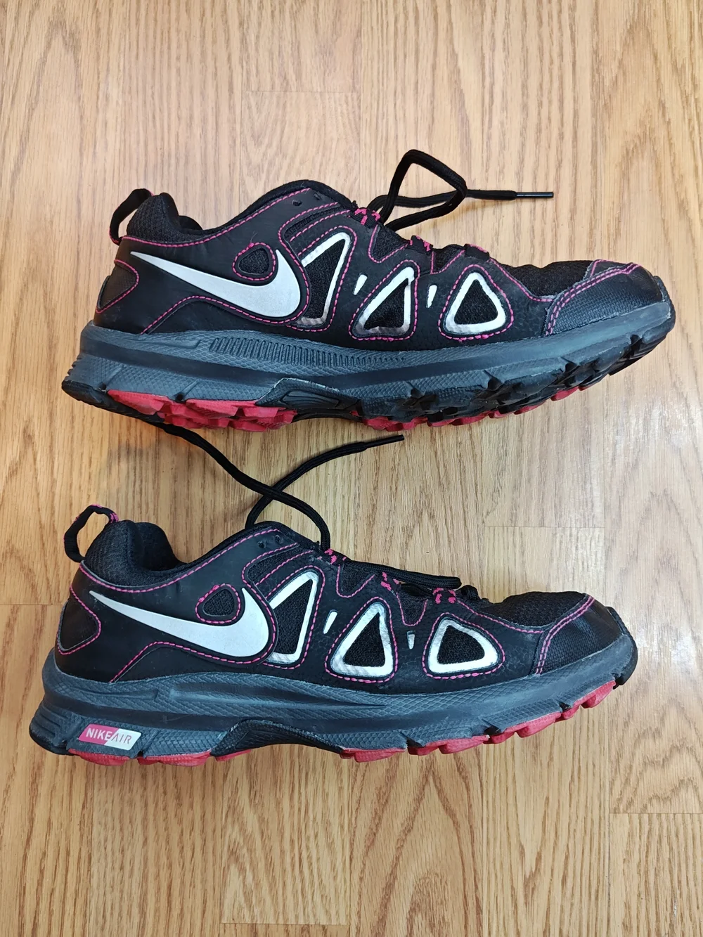 Nike Air Alvord 10 Trail Running Shoes Black Pink Silver Women’s 8.5